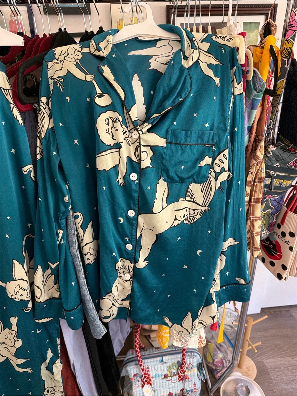 LILYSILK Gemini Zodiac Classic Silk Pajama Set - Picture 8 of 13